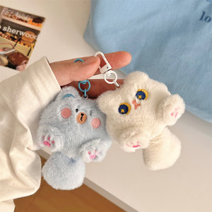 Lindo Colgante de Peluche Suave con Forma de Gato de Dibujos Animados, Colgante 3D <span class=keywords><strong>para</strong></span> Mochila de Niña, Llavero Decorativo <span class=keywords><strong>para</strong></span> Parejas, Regalo - Product Image 5