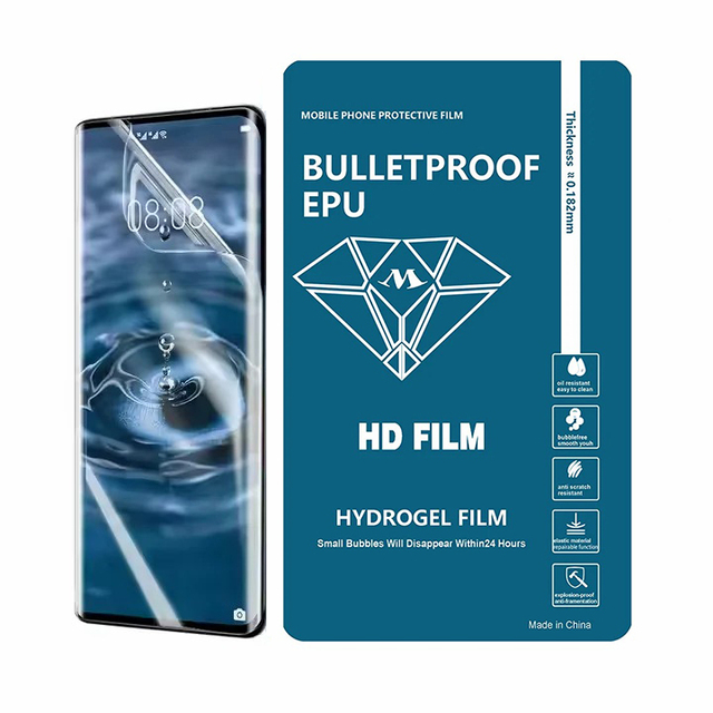 Free Sample Universal 120*180mm Mobile Phones Soft Screen Guard Protector Anti Scratch EPU Hydrogel Film for Cutting Machine