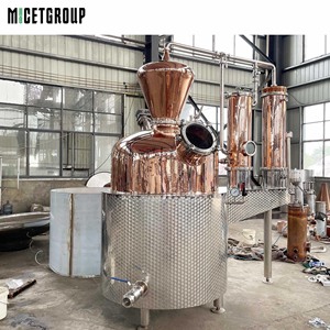 Alambic en cuivre de 2000 litres pour whisky, gin, distillation artisanale, équipement de distillerie de whisky et de brandy - Product Image 2