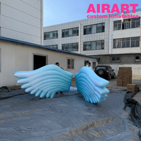 Ailes d'ange gonflables DIY pour la décoration et l'affichage sur scène, ailes gonflables pour les événements de défilé