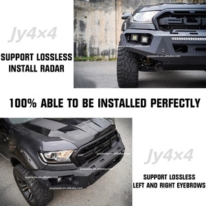 JY4X4 picku บาร์กันชนหน้าเหล็กไฟ4LED คุณภาพสูงสำหรับ <span class=keywords><strong>Ranger</strong></span> XLT <span class=keywords><strong>XLS</strong></span> wildtrak px3 px2 T7 T8กันชนหน้า2016 ~ 2021 - Product Image 3