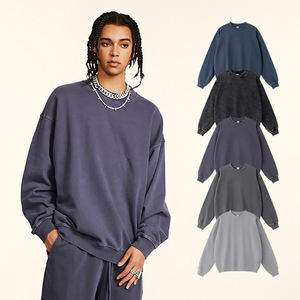 Sudaderas con capucha y sudaderas para mujer Sudaderas con capucha En Aweatshirts Voor Heren Unisex Logotipo personalizado Sudaderas de algodón con cuello redondo de peso pesado - Product Image 1