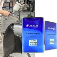 Primaire de surface Bossde 2K à séchage rapide et facile à poncer, peinture de sous-couche automobile en aérosol pour réparation de carrosserie, peinture de finition et peinture pour meubles