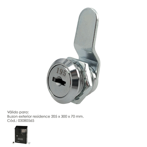Cerradura de Repuesto para Buzón Residencial - Product Image 1