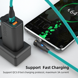 Cavo magnetico USB-C 9pin 100W | Testa di rotazione 540 3 in 1 tipo C 5A cavo di ricarica rapida per telefono 3.3ft 5.9ft - Product Image 4