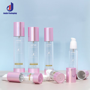 2025 Venda quente 30ml 50ml 100ml Cosméticos Cuidados Com A Pele Rosa Laranja Airless Imprensa Bomba Loção Creme Airless Loção Garrafa com Bomba - Product Image 4