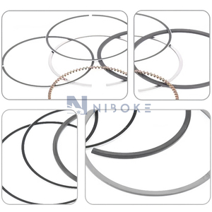 Anillo de pistón de motor al por mayor de fábrica Niboke para <span class=keywords><strong>BMW</strong></span> M54 2,2 E46 E60 <span class=keywords><strong>520i</strong></span> 320i 320Ci B30 3.0L E46 E65 X3 Z4 OE 11257516838 - Product Image 5