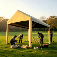 Tente gonflable personnalisée, tente pneumatique, abri de camping extérieur coupe-vent et imperméable pour barbecue, marché nocturne, gîte, abri de voiture