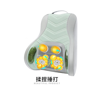 Neck Back Waist Massager Car Massage Cushion Full Automatic Kneading Tapping Rechargeable USB 41x40x11cm Lower Back Relief - Product Image 2