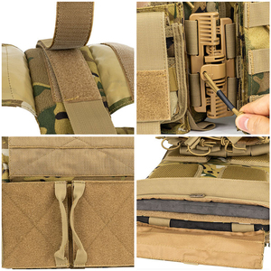 เสื้อกั๊กยุทธวิธี ARTEX ระบายอากาศได้ดี ถอดออกได้รวดเร็ว ระบบ MOLLE สำหรับใส่แผ่นเกราะ อุปกรณ์ป้องกันภัยกลางแจ้ง ปรับขนาดได้ อุปกรณ์ยุทธวิธี - Product Image 6