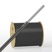 Kabel Fiber Optik 2-Core G657A2 SC ke SC Single Mode Indoor Drop Cable Tipe GJXH untuk Proyek FTTH