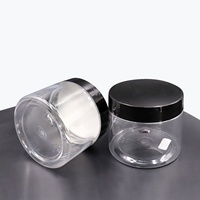Frascos de Plástico PET de Boca Ancha de 8oz, Aptos para Alimentos, con Tapas de Rosca, Impresión por Serigrafía, Envases Vacíos para Cosméticos y Cuidado Personal