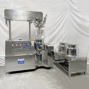 100L Cosméticos para el cuidado de la piel Crema Gel Pasta de dientes Máquina mezcladora emulsionante al vacío con homogeneizador DE ALTO cizallamiento - Product Image 4