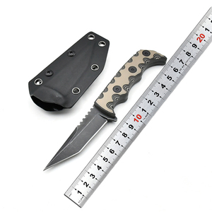 Couteau TK, lame en acier inoxydable, couteau multifonctionnel, manche G10, qualité industrielle, gaine Kydex pour l'extérieur, clip de ceinture - Product Image 2