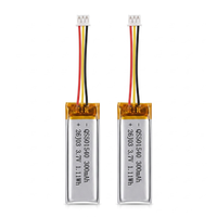 Batterie lithium-ion en gros 3.7V 7.4V rechargeable LiPo 100mAh 200mAh 300mAh 500mAh 501540 pour GPS