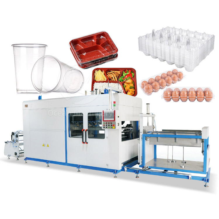 OCEAN Transparent Plastic Disposable Cup Make Machine Pla Plastic Yogurt Cup Form Machine