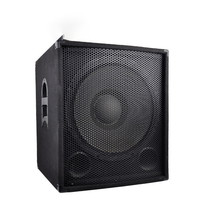 صندوق مضخم صوت خشبي نشط AAUDIO 618B بقوة 700 واط RMS و1800 واط ذروة، 8 أوم، 15 بوصة، ثنائي القناة، مع ضمان لمدة 3 سنوات، لأنظمة الصوت المحيطي