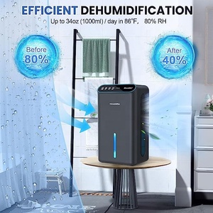 <span class=keywords><strong>Deshumidificador</strong></span> Inteligente para el Hogar HASHONE, Tanque Grande de 2.5L, Pantalla Digital, Silencioso, Iones Negativos, <span class=keywords><strong>Deshumidificador</strong></span> Portátil de Escritorio para Bebés - Product Image 5