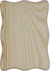 Незаконченная деревянная табличка из натуральной сосны для наградных вывесок в художественном стиле с деревянной основой с гравировкой на резиновой древесине - Product Image 4