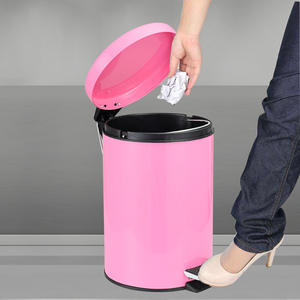 Seau de rangement écologique en acier inoxydable de 30 L à pédale, à ouverture lente et silencieuse, pour une utilisation en intérieur - Product Image 3