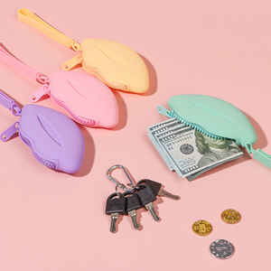 Porte-<span class=keywords><strong>monnaie</strong></span> mini <span class=keywords><strong>de</strong></span> créateur mignon <span class=keywords><strong>de</strong></span> haute qualité avec sangle <span class=keywords><strong>de</strong></span> transport, en silicone imperméable, portefeuille <span class=keywords><strong>pas</strong></span> <span class=keywords><strong>cher</strong></span> - Product Image 3