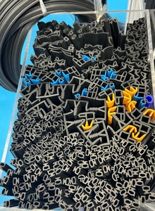 Tira de sellado moderna insonorizada para la parte inferior de la puerta, burlete de vidrio con tornillos para instalación en puertas - Product Image 6