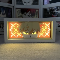 Lámpara de Papel Tallado y Caja de Luz Estilo Anime, Decoración de Dormitorio, Ideal para Jóvenes que Buscan una Decoración Estética para su Habitación