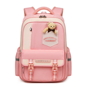 Custom Logo OEM ODM Grade 1-6 Primary School <b>Backpack</b>, Large Capacity Waterproof Spine Protection Lightweight Load Reduction Kid - Product Image 2