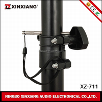 Support professionnel d'ordinateur portable de DJ avec le support de haut-parleur XZ-711