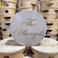 Tambourin miniature en gros de 4 pouces, instrument de musique personnalisé, tambourin de mariage en bois, prix du tambourin de mariage