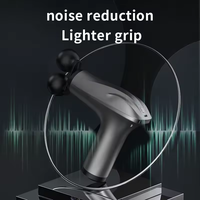 Pistolet de massage portable à 4 têtes, appareil de massage vibrant par percussion pour tissus profonds, rechargeable par USB pour le corps et les jambes
