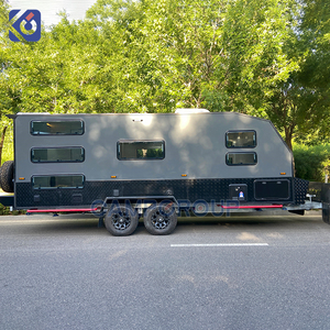 CAMPTRL Remorque de <span class=keywords><strong>camping</strong></span> personnalisable pour 4 personnes, en aluminium, tout-terrain, caravane, remorque de voyage pour le <span class=keywords><strong>camping</strong></span> hors route - Product Image 2
