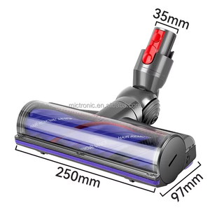 Tête de brosse de nettoyage à roulettes pour Dysons V6 V7 V8 <span class=keywords><strong>V</strong></span> 10 V11 aspirateur de remplacement tête de moteur brosse aspirateur - Product Image 1