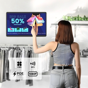 32-Inch Wall-Mounted Android 13 Touch Screen <strong>LCD</strong> 4+32Gb Optional POE NFC 6 TOPS AI 12V 12V Advertisement CMS Digital Signage - Product Image 1