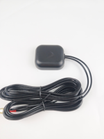 Antenne carrée combinée 2-en-1 4G LTE GNSS, antenne à double alimentation auto-adhésive avec connecteur SMA pour voiture et IoT industriel