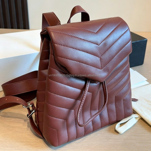 Custom Logo Women's Drawstring <b>Backpack</b> High Quality Luxury Fashion Leather Bags for Women Brand Designer Loulous - Product Image 4