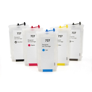 Supercolor pour Hp727 727 Cartouche d'encre rechargeable vide avec puce pour imprimante Hp DesignJet T1530 T920 T1500 T2500 T930 - Product Image 1