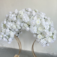 Bunga Sutra Buatan BBGS untuk Pernikahan, Festival Luar Ruangan, Dekorasi Komersial, Hiasan Meja, Mawar, Hydrangea, Garland Kincir Ria
