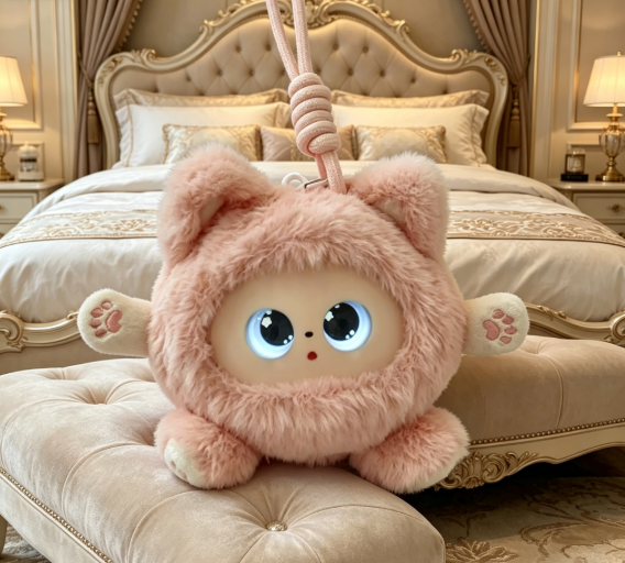 New Cross-border AI Plush Toy, Smart Emotional Companion Robot Doll with Large Language Model & Voice Interaction