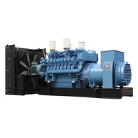 Turbocompressor elétrico de três fases 1300kw, conjunto de gerador diesel de partida 1790kva