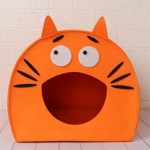 Tempat Sampah hewan peliharaan semi-tertutup rumah kucing terasa wol kucing gua produk & rumah hewan peliharaan lainnya - Product Image 1