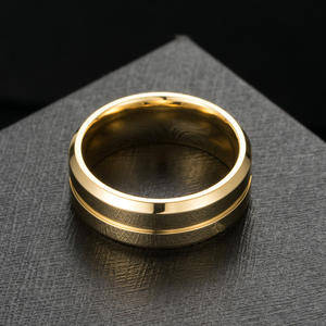 Anillo de acero inoxidable sencillo <span class=keywords><strong>para</strong></span> hombre, accesorios de moda <span class=keywords><strong>para</strong></span> Europa y Estados Unidos - Product Image 4