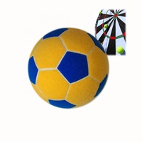 Ballon de Football collant gonflable de 22Cm de diamètre pour fléchettes de Football avec ruban magique