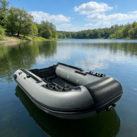 Bateau de pêche gonflable en PVC stable pour la navigation sur rivière, lac et océan - Grande taille, prêt pour le surf