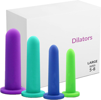 Dilatateurs vaginaux OEM pour kit de thérapie par le plancher de la baguette pelvienne tailles 5-8 conception anale douce et flexible pour les femmes