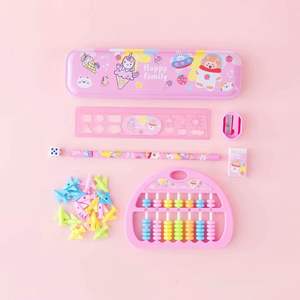 Set de Regalo Escolar Ecológico con Diseño de Dibujos Animados para Niños, con Mini Ábaco y Ajedrez de Vuelo para el Desarrollo Intelectual - Product Image 4