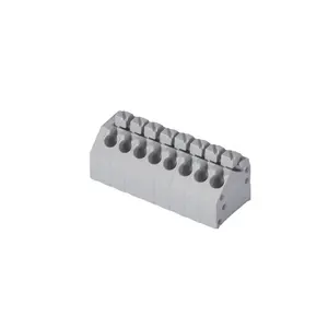 Single / Double solder pin grey spacing 3.5mm spring terminal block