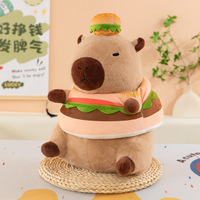 Nouveau sac à dos tortue multi-tailles, jouet en peluche Capybara Snout, peluche Kapibala, poupée pour machine à griffes, oreiller pour enfants, vente en gros très prisée