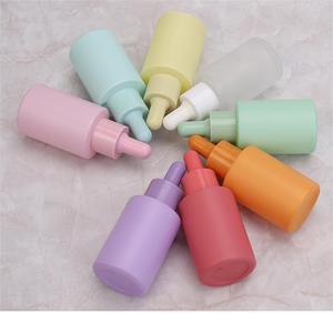Trong kho màu 30 ml màu hồng màu xanh hổ phách Chai Thủy Tinh Nhỏ GiọT 30 ml thủy tinh huyết thanh Chai nhỏ giọt tinh dầu Chai nhỏ giọt - Product Image 5