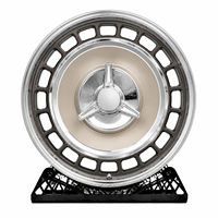 Nouvelle jante en aluminium haute performance New Vintage 69 Trams Deep Dish Lip 20" 24inch Backspace White Multi Spoke High Performance Aluminum Wheel Bolt Chevelle